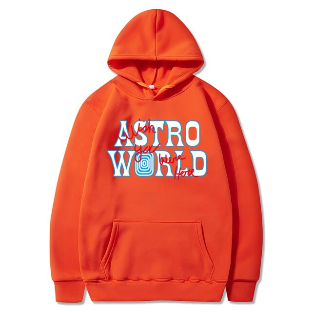 Astroworld hoodie orange new arrivals